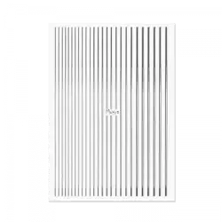 Moyra Nail Art Strips, Silver No. 02, Moyra